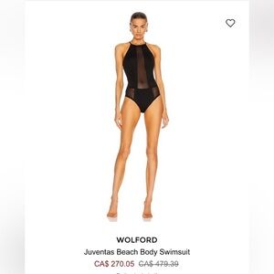 WOLFORD Bodysuit in Red
